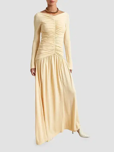 La Ligne Women's Rosalie Dress - Pale Yellow - Size XL | Thumbnail 2