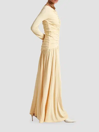 La Ligne Women's Rosalie Dress - Pale Yellow - Size XL | Thumbnail 3