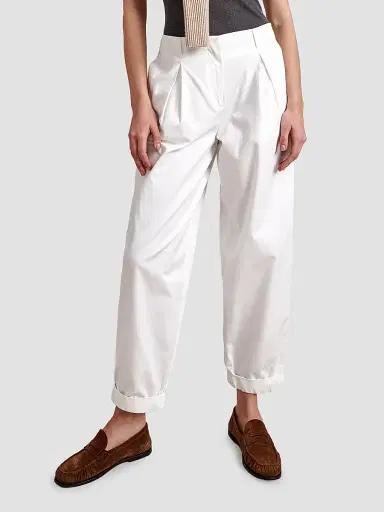 La Ligne Women's Conrad Trousers - White - Size 12 | Thumbnail 2