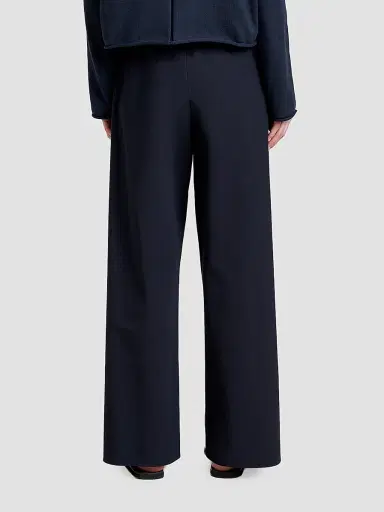 La Ligne Women's Cotton Colby Pants - Navy - Size XL | Thumbnail 4