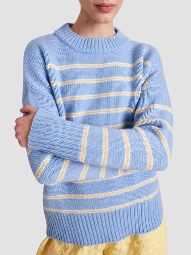 La Ligne Women's Marin Sweater - Chambray Butter - Size XL | Thumbnail 2