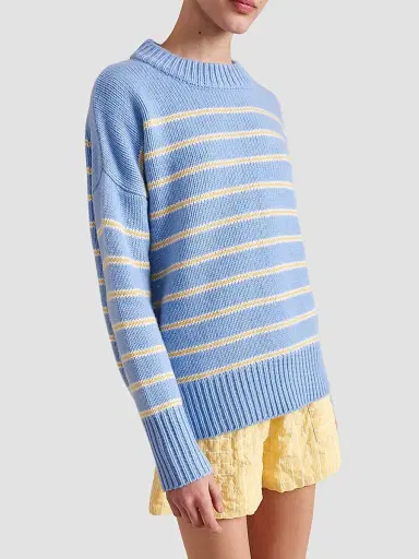 La Ligne Women's Marin Sweater - Chambray Butter - Size XL | Thumbnail 3