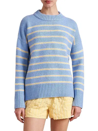 La Ligne Women's Marin Sweater - Chambray Butter - Size XL | Thumbnail 1