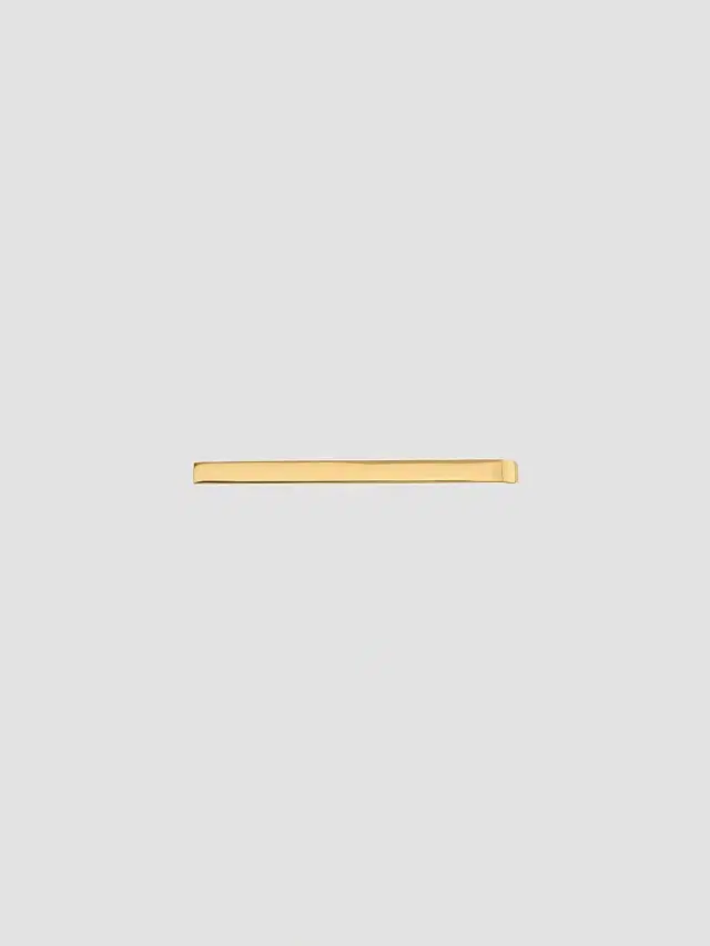 Saint Laurent Men's Tie Clip in Metal - Patinated Gold