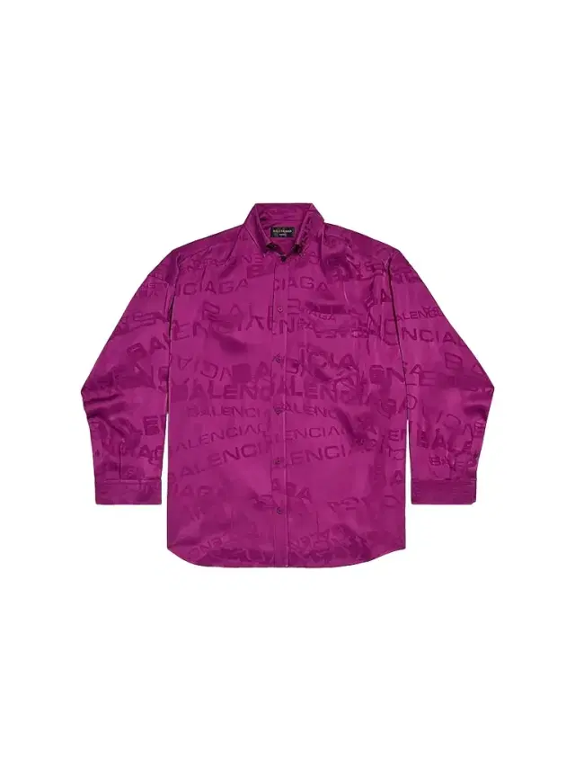 Balenciaga Women's Cocoon Shirt - Plum