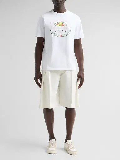 Casablanca Men's X Ladurée Classic T-Shirt - White - Size XXL | Thumbnail 2