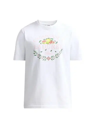 Casablanca Men's X Ladurée Classic T-Shirt - White - Size XXL | Thumbnail 1