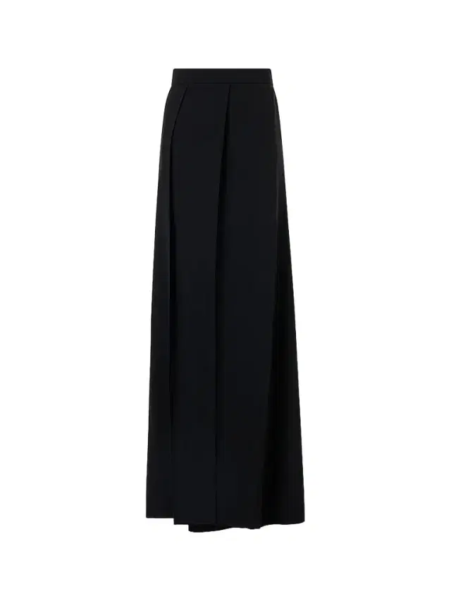Akris Women's Fossil Pleated Wool Mid-Rise Straight-Leg Pants - Black