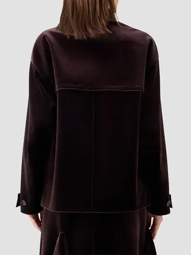 Akris Women's Huma Velvet Oversized Parka | Thumbnail 3 Akris Women's Huma Velvet Oversized Parka | Thumbnail 3