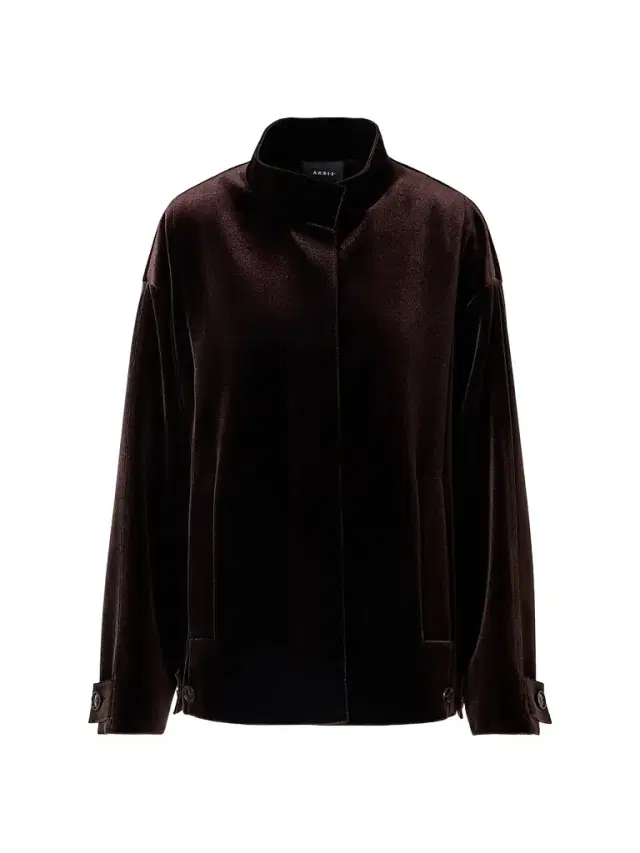 Akris Women's Huma Velvet Oversized Parka - Coffee