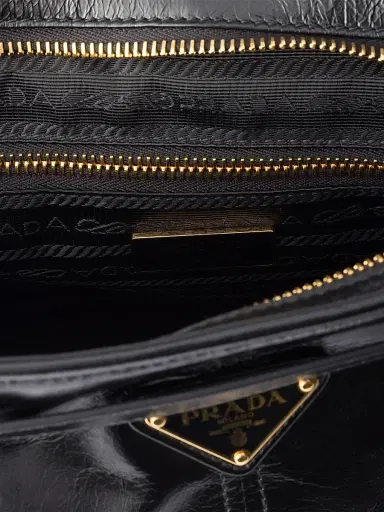 Prada Women's Bonnie Large Leather Top Handle Bag | Thumbnail 4