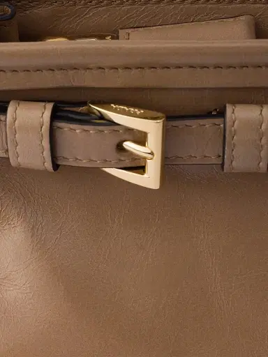 Prada Women's Bonnie Leather Top Handle Bag - Light Brown | Thumbnail 6 Prada Women's Bonnie Leather Top Handle Bag - Light Brown | Thumbnail 6