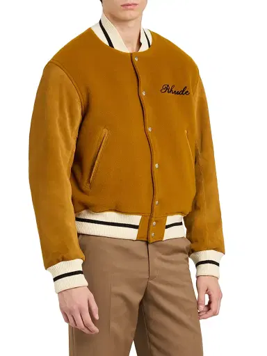 Rhude Men's Formal Varsity Jacket | Thumbnail 4 Rhude Men's Formal Varsity Jacket | Thumbnail 4