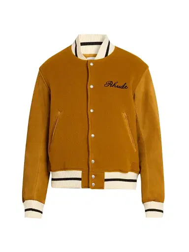 Rhude Men's Formal Varsity Jacket | Thumbnail 1 Rhude Men's Formal Varsity Jacket | Thumbnail 1