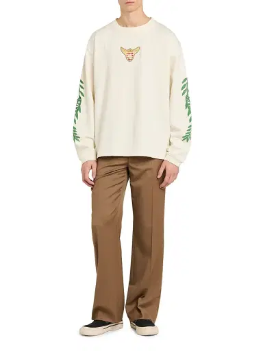 Rhude Men's Tripoli Wreath Graphic Long-Sleeve T-Shirt | Thumbnail 2