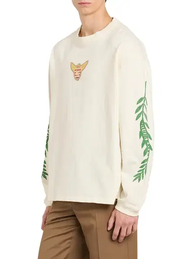 Rhude Men's Tripoli Wreath Graphic Long-Sleeve T-Shirt | Thumbnail 4