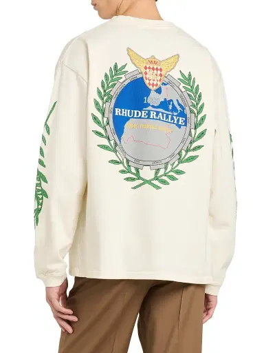 Rhude Men's Tripoli Wreath Graphic Long-Sleeve T-Shirt | Thumbnail 5