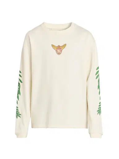 Rhude Men's Tripoli Wreath Graphic Long-Sleeve T-Shirt | Thumbnail 1