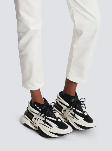 Balmain Unicorn sneakers in two-tone neoprene and leather | Thumbnail 2 Balmain Unicorn sneakers in two-tone neoprene and leather | Thumbnail 2