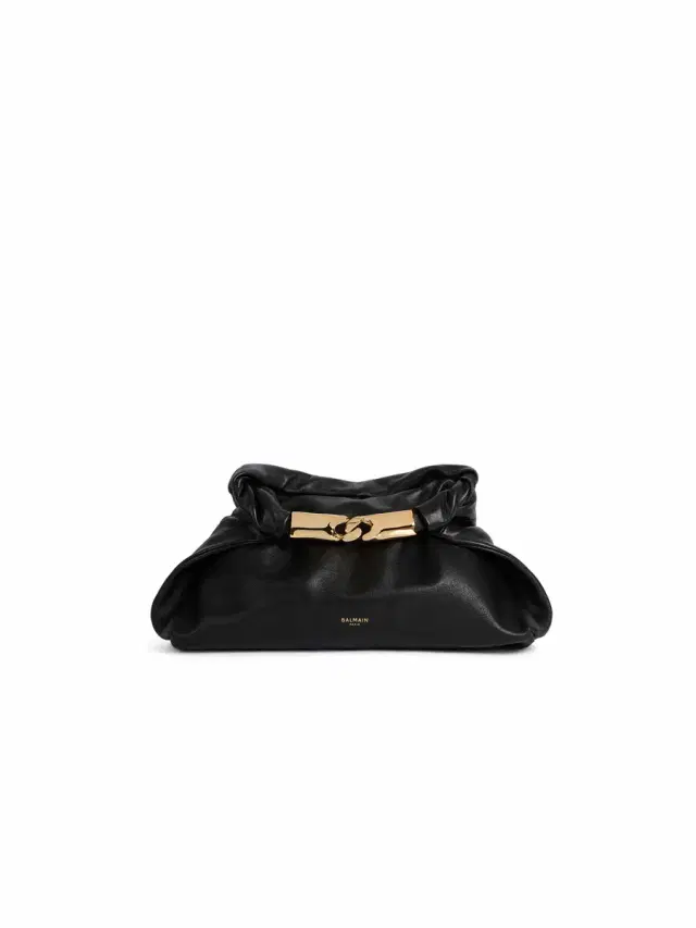 Balmain DINNER AT 8 small bag in smooth leather