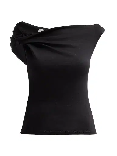 A.L.C. Women's Cece Asymmetric Jersey T-Shirt | Thumbnail 1 A.L.C. Women's Cece Asymmetric Jersey T-Shirt | Thumbnail 1