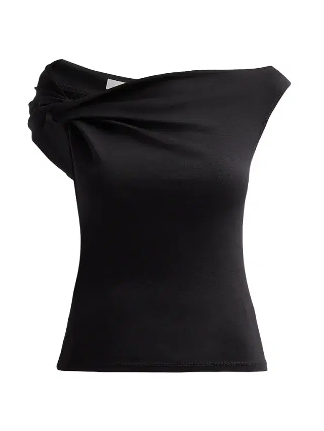 A.L.C. Women's Cece Asymmetric Jersey T-Shirt - Black