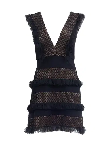 Tadashi Shoji Women's Tiered Ruffle Minidress | Thumbnail 1 Tadashi Shoji Women's Tiered Ruffle Minidress | Thumbnail 1