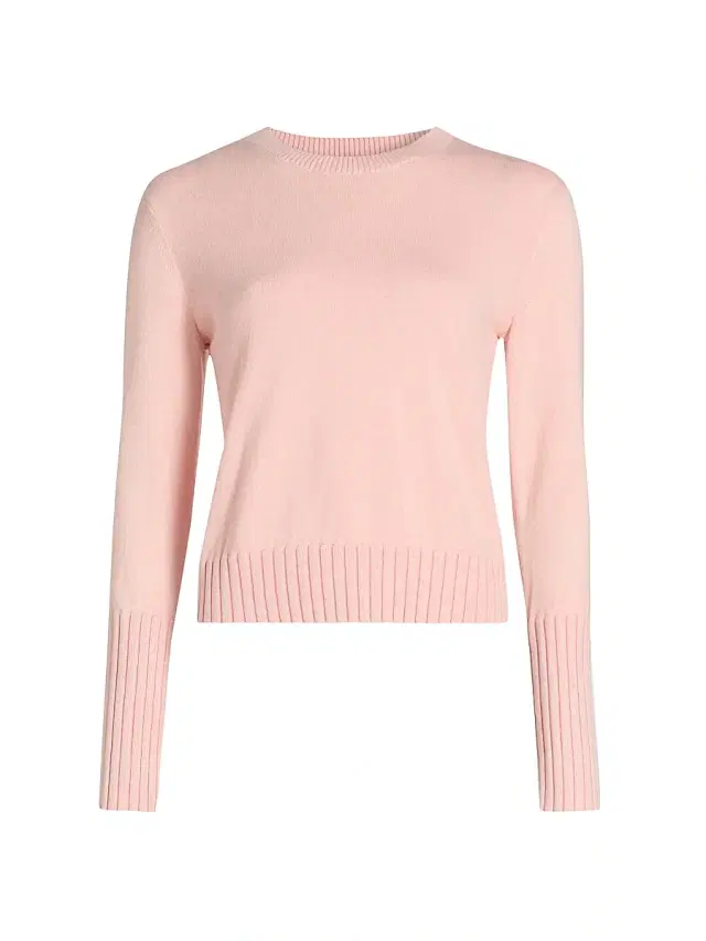 Guest In Residence Women's Rib-Knit Cotton-Blend Sweater - Sprinkle