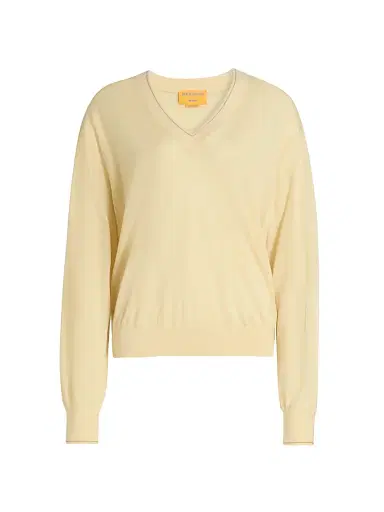 Guest In Residence Women's The Airy Cotton-Silk Sweater - Butter Camel | Thumbnail 1