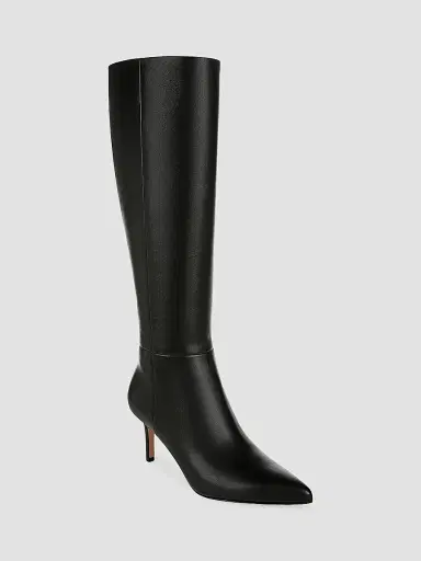 Veronica Beard Women's Lisa 70MM Tall-Shaft Leather Boots | Thumbnail 2