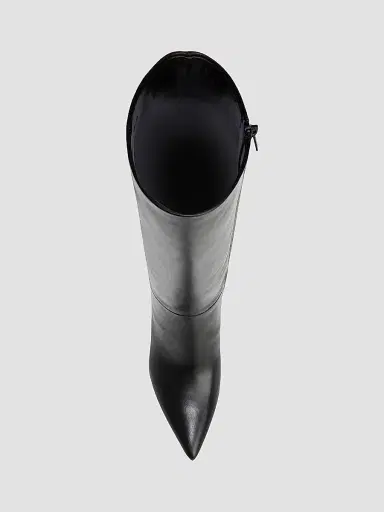 Veronica Beard Women's Lisa 70MM Tall-Shaft Leather Boots | Thumbnail 4