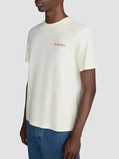 Frame Men's x Sotheby's Cotton Crewneck T-shirt - Cream Washed | Thumbnail 4