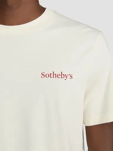 Frame Men's x Sotheby's Cotton Crewneck T-shirt - Cream Washed | Thumbnail 5