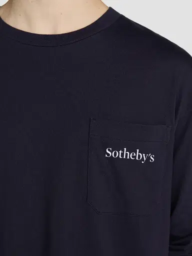 Frame Men's x Sotheby's Cotton Crewneck T-Shirt - Navy Washed | Thumbnail 5