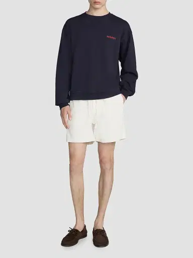 Frame Men's x Sotheby's Cotton Crewneck Sweatshirt - Navy Washed - Size XXL | Thumbnail 2 Frame Men's x Sotheby's Cotton Crewneck Sweatshirt - Navy Washed - Size XXL | Thumbnail 2