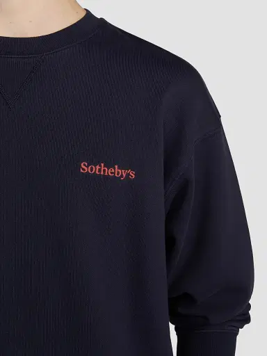 Frame Men's x Sotheby's Cotton Crewneck Sweatshirt - Navy Washed - Size XXL | Thumbnail 4 Frame Men's x Sotheby's Cotton Crewneck Sweatshirt - Navy Washed - Size XXL | Thumbnail 4