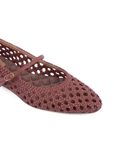 Aera Women's Maya Woven Mary Jane Flats | Thumbnail 3 Aera Women's Maya Woven Mary Jane Flats | Thumbnail 3