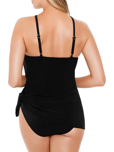 Magicsuit Women's Solid Parker One-Piece Swimdress - Black | Thumbnail 7 Magicsuit Women's Solid Parker One-Piece Swimdress - Black | Thumbnail 7