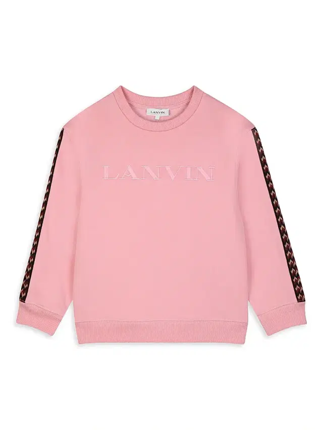 Lanvin Little Girl's & Girl's Logo Crewneck Sweatshirt - Pink