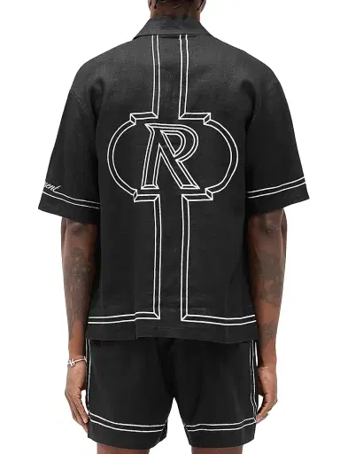 Represent Men's Logo Border Shirt - Jet Black | Thumbnail 6