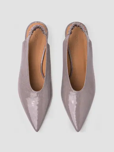 Odissì Women's Maria B Leather Slingback Pumps - Natural - Size 11 | Thumbnail 3 Odissì Women's Maria B Leather Slingback Pumps - Natural - Size 11 | Thumbnail 3