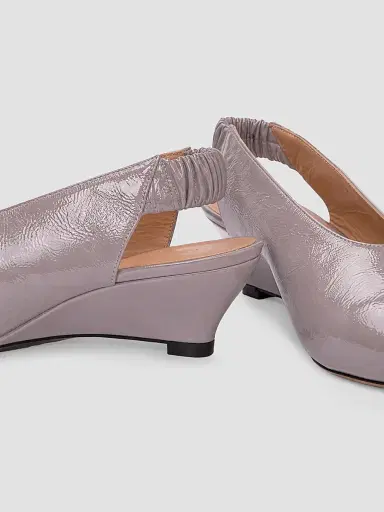 Odissì Women's Maria B Leather Slingback Pumps - Natural - Size 11 | Thumbnail 4 Odissì Women's Maria B Leather Slingback Pumps - Natural - Size 11 | Thumbnail 4