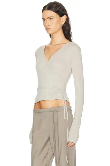 St. Agni Baby Wool Wrap Top | Thumbnail 2