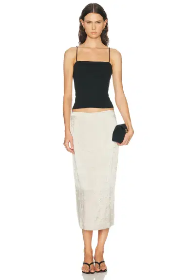St. Agni Organic Cotton Square Neck Cami Top | Thumbnail 4