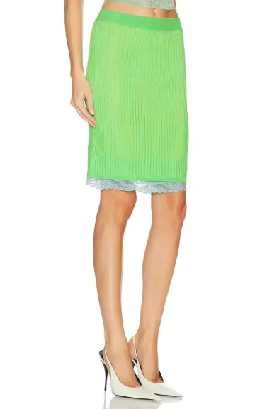 Versace Lace Midi Skirt | Thumbnail 2 Versace Lace Midi Skirt | Thumbnail 2