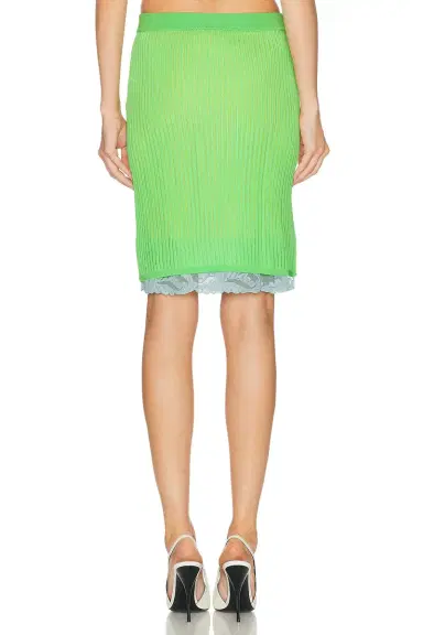 Versace Lace Midi Skirt | Thumbnail 4 Versace Lace Midi Skirt | Thumbnail 4