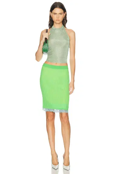 Versace Lace Midi Skirt | Thumbnail 5 Versace Lace Midi Skirt | Thumbnail 5