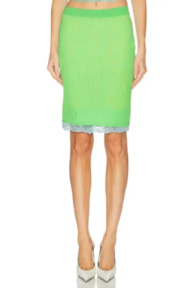 Versace Lace Midi Skirt | Thumbnail 1 Versace Lace Midi Skirt | Thumbnail 1