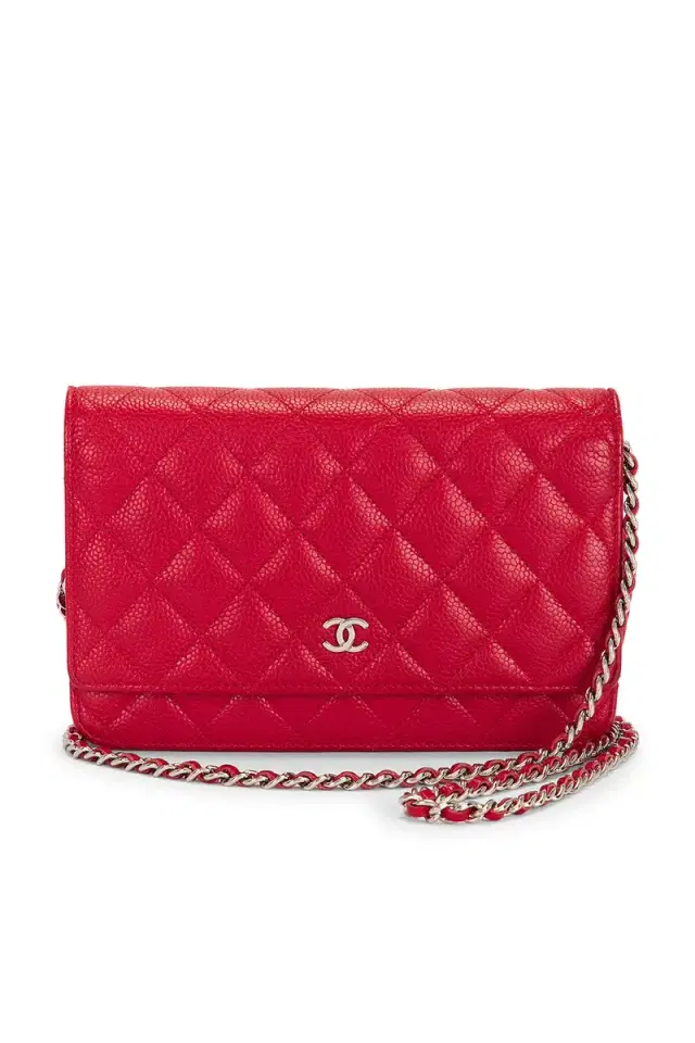 chanel Chanel Caviar Classic Wallet On Chain