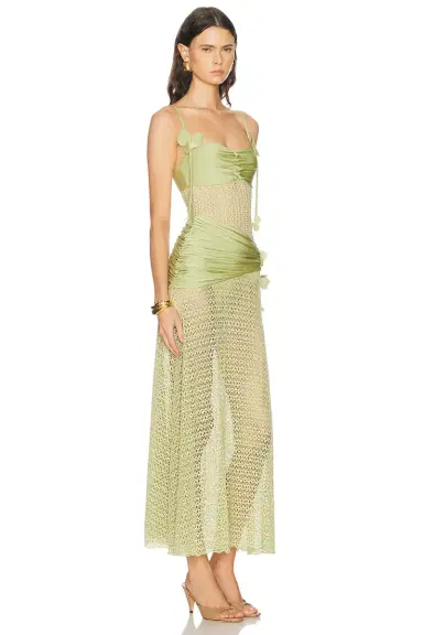 PatBO Petal Sheen Flower Applique Beach Dress | Thumbnail 2